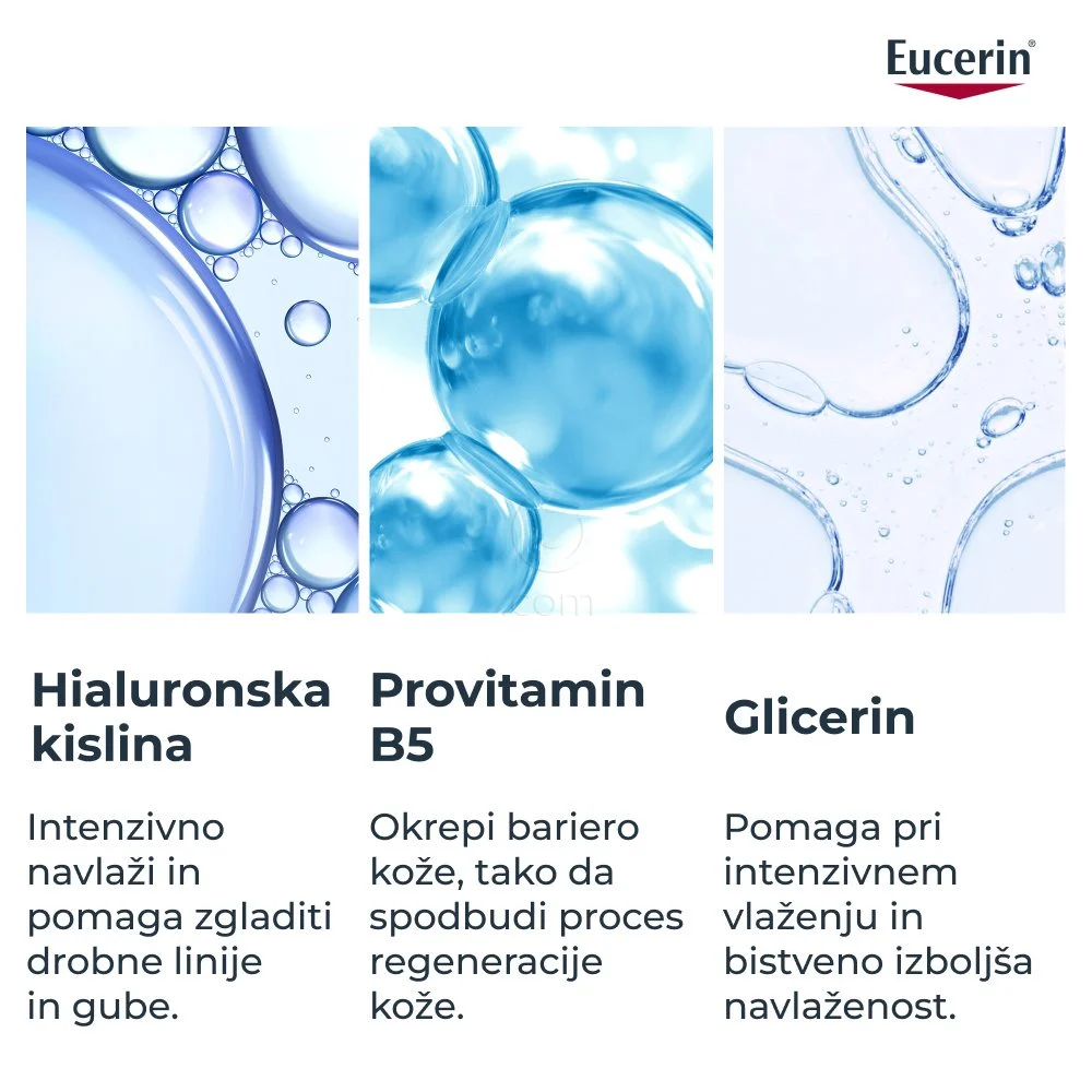 Eucerin Hyaluron-Filler, nočni vlažilni booster s trojnim učinkom (50 ml)